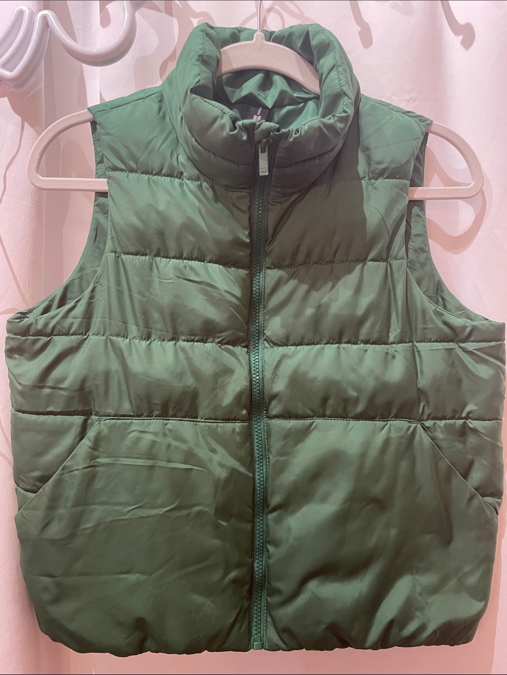 all in motion Green Puffer Vest
